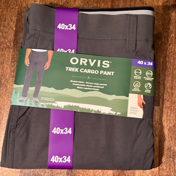 Orvis Pants Nwt Mens Orvis Trek Cargo Pant In Asphalt 434 Poshmark